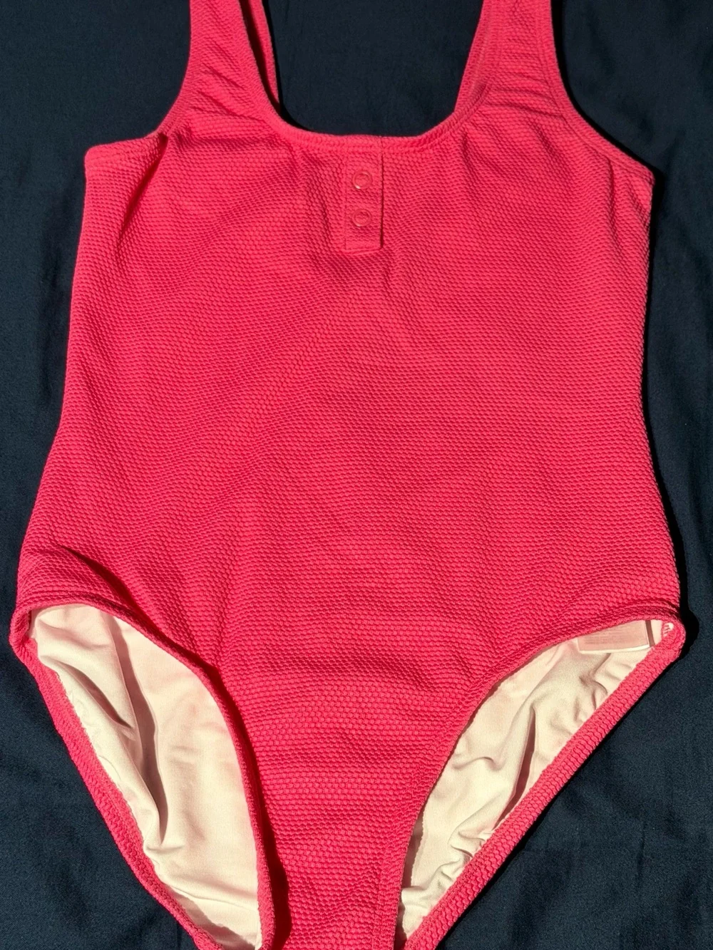 Old Navy Red Textured Kids One-Piece